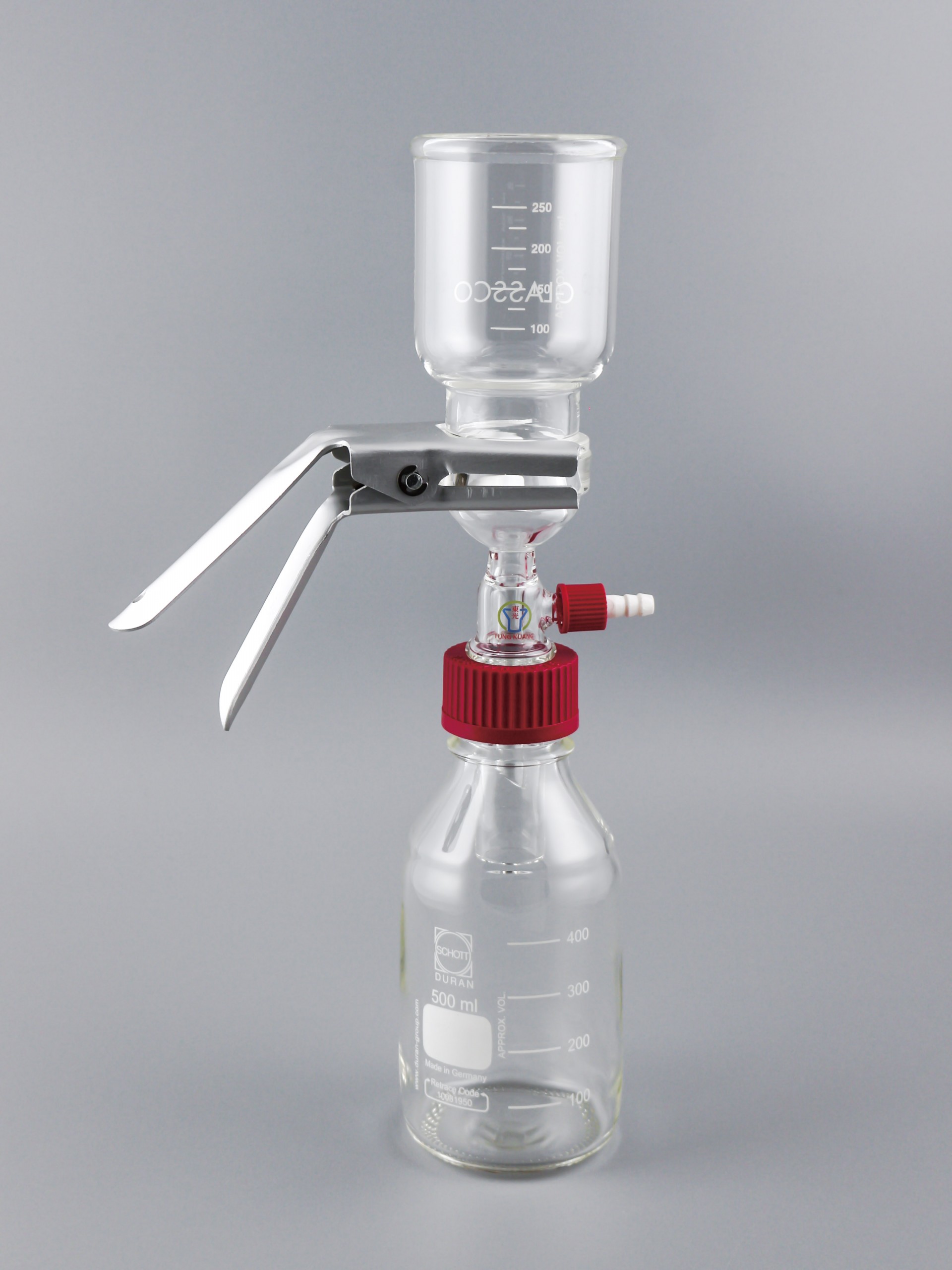 目皿玻璃過濾器血清瓶式 47mm